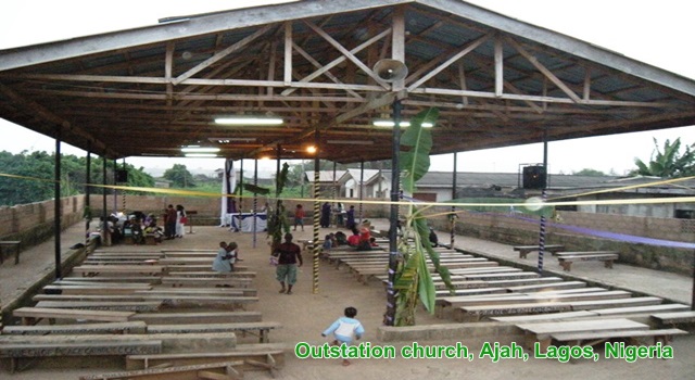 Ajah outstation church Society of African Missions