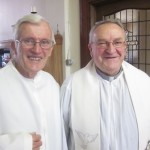 Bp Carroll and classmate Fr Denis P O’Sullivan