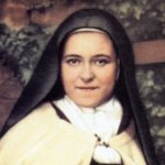 St Therese calendar size face