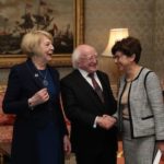 Monique Barput meets President and Mrs Higgins