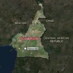 Cameroon earth map