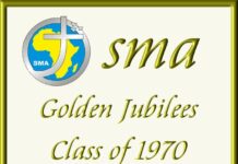 SMA Ordination Golden Jubilees  – the Class of 1970