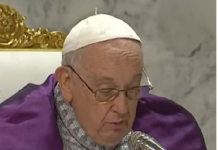 Homily of Pope Francis at the Ash Wednesday Mass