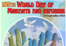 World Day of Migrants and Refugees – 24th Sept