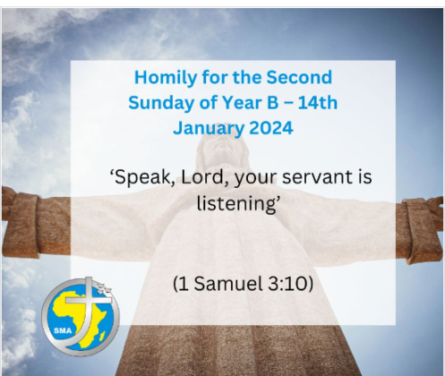 Homily For The Second Sunday Of Year B – 14th January 2024 | Society Of ...