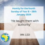 Homily for the Fourth Sunday of Ordinary Time – Year B