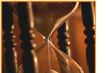 Not a moment to waste