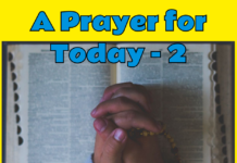 A Short Prayer for Tuesday