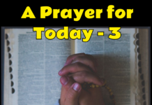 A Short Prayer for Wednesday