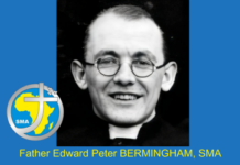 Father Edward Peter BERMINGHAM, SMA (1916 – 1953)