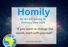 Homily for the 8th Sunday Homily of Ordinary Time: 2025