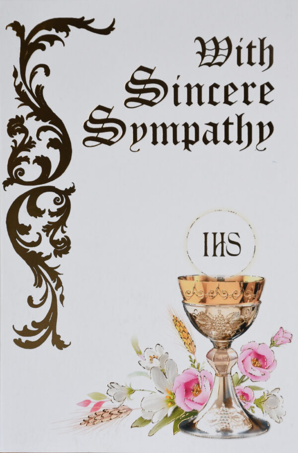 With Sincere Sympathy