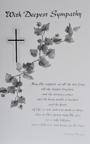 With Deepest Sympathy White
