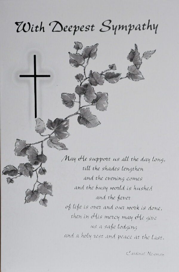 With Deepest Sympathy White