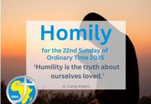Homily for the 22nd Sunday of Ordinary Time: 2025