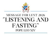 MESSAGE OF POPE LEO XIV FOR LENT 2026