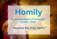 Homily for the Solemnity of Pentecost Sunday, 2026