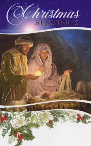 Christmas Blessings Blue